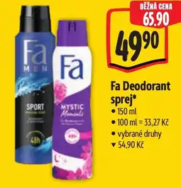 Albert FA Deodorant sprej nabídka