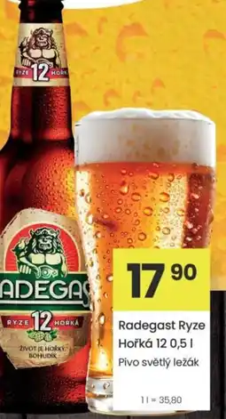 Kubík potraviny Radegast Ryze Hořká 12 nabídka