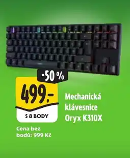 Albert Mechanická klávesnice Oryx K310X nabídka
