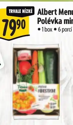 Albert Albert Menu box Polévka minestrone nabídka