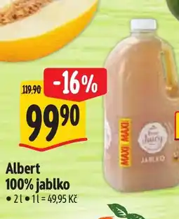 Albert Albert 100% jablko nabídka