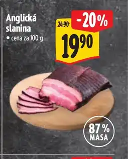 Albert Anglická slanina nabídka