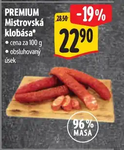 Albert Premium Mistrovská klobása nabídka