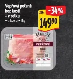Albert Vepřová pečeně bez kosti- v celku nabídka