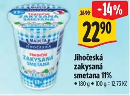 Albert Jihočeská zakysaná smetana 11% nabídka
