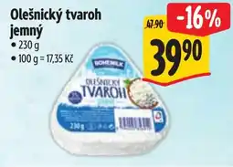 Albert Olešnický tvaroh jemný nabídka