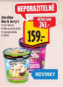 Albert Zmrzlina Ben & Jerry's nabídka