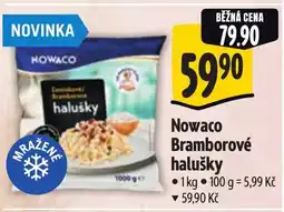 Albert NOWACO Bramborové halušky nabídka
