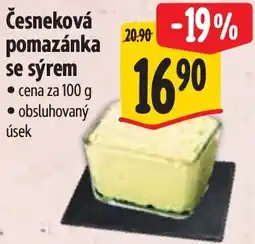 Albert Česneková pomazánka se sýrem nabídka