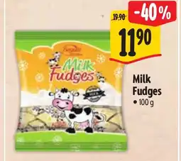 Albert Milk Fudges nabídka