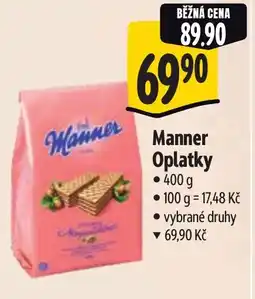 Albert Manner Oplatky nabídka