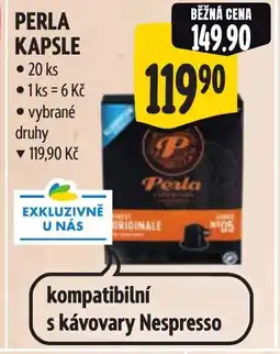 Albert PERLA Kapsle nabídka