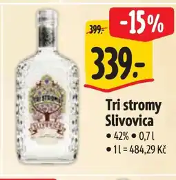 Albert Tri stromy Slivovica nabídka