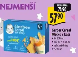 Albert GERBER Cereal Mlíčko s kaší nabídka