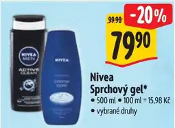 Albert NIVEA Sprchový gel nabídka