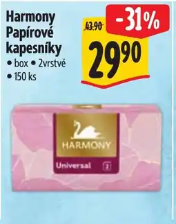 Albert Harmony Papírové kapesníky nabídka