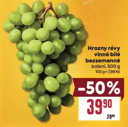Billa Hrozny vinné bílé bezsemenné nabídka