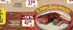 Billa Vepřová žebra bbq & med nabídka