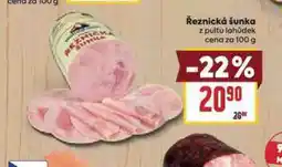 Billa Řeznická šunka nabídka