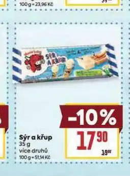 Billa Sýr a křup nabídka