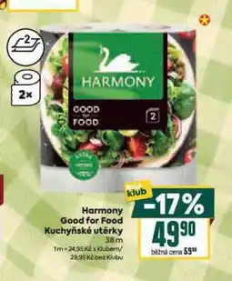 Billa Harmony kuchyňské utěrky nabídka