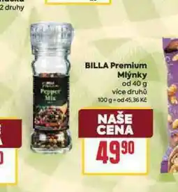 Billa Billa prmeium mlýnky nabídka