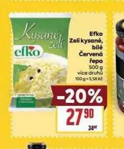 Billa Efko červená řepa nabídka