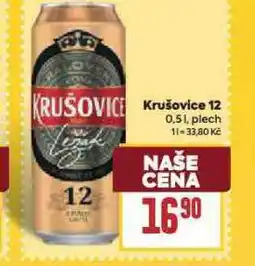 Billa Krušovice královský ležák 12 nabídka