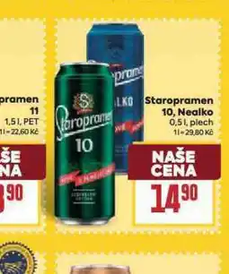 Billa Pivo staropramen 10 nabídka