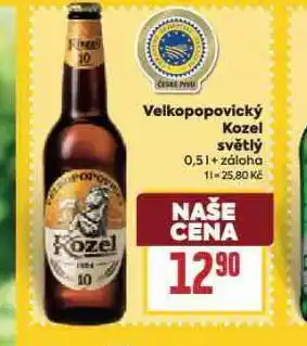 Billa Pivo velkopopovický kozel 10 nabídka