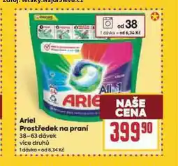 Billa Ariel prací prostředek nabídka