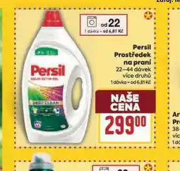 Billa Persil prací prostředek nabídka