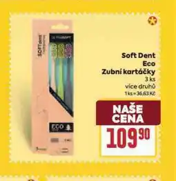 Billa Soft dent zubní kartáčky eco nabídka