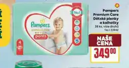 Billa Pampers dětské plenky nabídka
