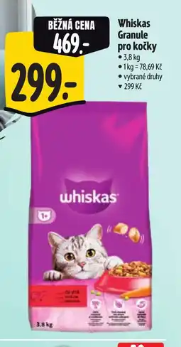 Albert Whiskas Granule pro kočky nabídka