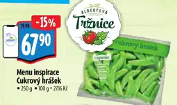 Albert Menu inspirace Cukrový hrášek nabídka