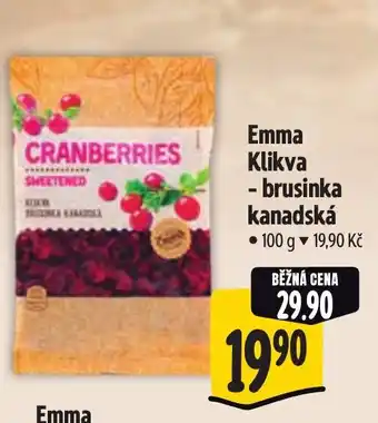 Albert Emma Klikva - brusinka kanadská nabídka