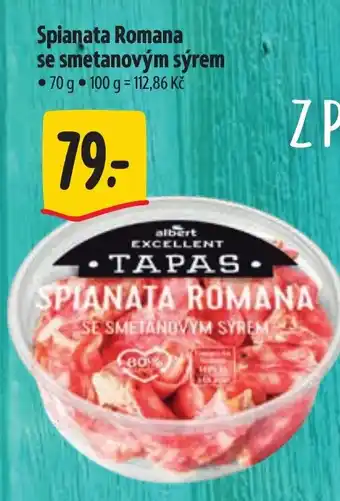 Albert Spianata Romana se smetanovým sýrem nabídka