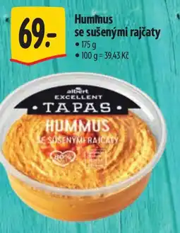 Albert Hummus se sušenými rajčaty nabídka