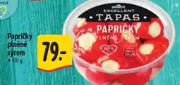 Albert Papričky plněné sýrem nabídka
