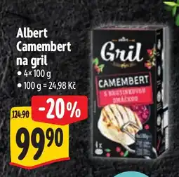 Albert Albert Camembert na gril nabídka