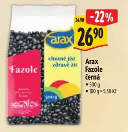 Albert Arax Fazole černá nabídka