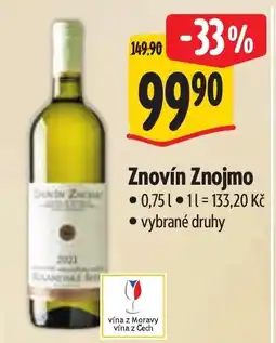 Albert Znovín Znojmo nabídka