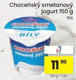 Kubík potraviny Choceňský smetanový jogurt nabídka