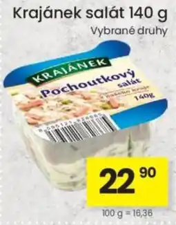 Kubík potraviny Krajánek salát nabídka