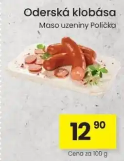 Kubík potraviny Oderská klobása nabídka