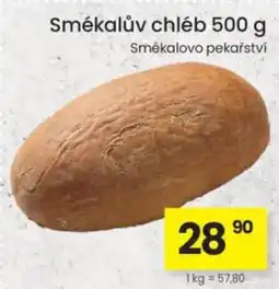 Kubík potraviny Smékalův chléb nabídka