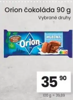 Kubík potraviny Orion čokoláda nabídka