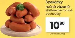 Kubík potraviny Špekáčky ručně vázané nabídka