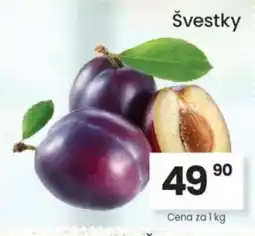 Kubík potraviny Švestky nabídka